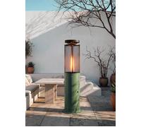 FIRE ROUND PELLET HEATER - Poêle D’extérieur À Pellets 17,5 KW Sans Fumée Sauge. Basse Consommation