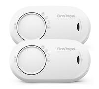 FireAngel FA3313 Lot de 2 Détecteurs de Monoxyde de Carbone CO, Capteur de Monoxyde de Carbone, Détecteur de CO et Alarme Portable, Durée de Vie de 10 Ans