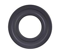 FIREFIX R100/R Rosace pour Tuyau de poêle à pellets en Acier de 1,2 mm de diamètre, Compatible avec Senotherm, Noir, Rigide