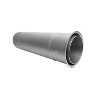 FIREFIX Tuyau de poêle à granulés R80/WDV 80 mm avec revêtement mural allongé