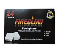 Fireglow Lot de 24 allume-feux Blanc