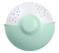 First Aid Only Veilleuse pour bébé avec projecteur d'étoiles et boîte à musique avec sons de la nature Vert menthe P-10034