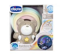 First Dreams Ourson Arc En Ciel Projecteur Beige Gris