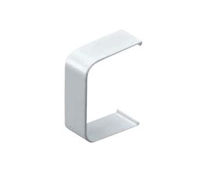 First Plast - Assemblage pour goulottes - Couvre joint pour goulotte 125 x 75 mm - Blanc -