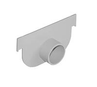 First Plast - Caniveaux PVC ou PP - Naissance fond droite et gauche avec sortie Ø40mm - Série 130 BAS
