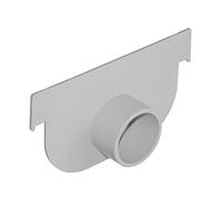 First Plast - Caniveaux PVC ou PP - Naissance fond droite et gauche avec sortie Ø40mm - Série 130 BAS