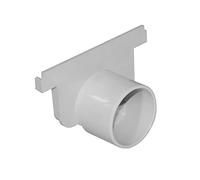 First Plast - Caniveaux PVC ou PP - Naissance fond droite et gauche avec sortie Ø50 mm - Série 100 BAS - First Plast