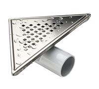 First Plast CHABST2517IN Siphon d'angle avec évacuation horizontale Ø 50 mm, dimensions 175 x 250 x 175 mm