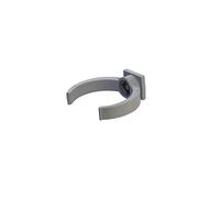 First Plast - Gouttière PVC 16 demi-ronde - Collier lyre pour tube de descente PVC Ø50 - gris - First Plast