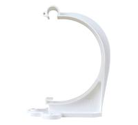 First Plast - Gouttière PVC 25 demi-ronde - Crochet bandeau gouttière PVC 25 demi-ronde - blanc - First Plast