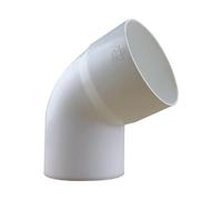 First Plast - Gouttière PVC 33 demi-ronde - Coude PVC 67°30 MF pour tube Ø100 épaisseur 2.2mm - blanc - First Plast