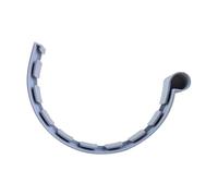 First Plast - Gouttière PVC 33 demi-ronde - Jonction à coller PVC 33 demi-ronde - gris - First Plast