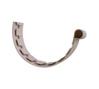 First Plast - Gouttière PVC 33 demi-ronde - Jonction à coller PVC 33 demi-ronde - sable - First Plast