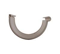 First Plast - Gouttière PVC 33 demi-ronde - Jonction longue BI-SYTEM PVC 33 demi-ronde - sable - First Plast