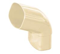 First Plast - Gouttière PVC carrée BEST - Coude PVC 67°30 MF pour tube BEST Ø92x57 - sable - First Plast