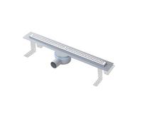 First Plast prbs603in Canal sifonato douche en ABS avec grille inox, dimensions 600 x 30 mm