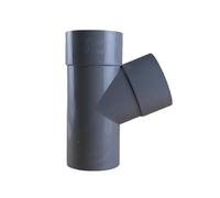 First Plast - Raccord PVC évacuation - Culotte PVC 67°30 Mâle Femelle Ø100 -