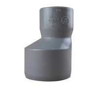 First Plast - Raccord PVC évacuation First Plast - Réduction PVC Excentrée Mâle Femelle 63/40 - First Plast
