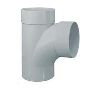 First Plast - Raccord PVC évacuation First Plast - Té pied de biche PVC 87°30 Mâle Femelle Ø100 FIRST PLAST