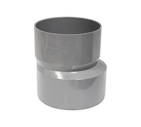 First Plast - Raccord PVC évacuation - Réduction excentrée - PVC - Mâle Femelle Ø125/110 -
