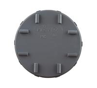 First Plast - Raccord PVC évacuation - Tampon de visite PVC mâle Ø110 -