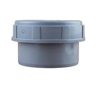 First Plast - Raccord PVC évacuation - Tampon de visite PVC mâle Ø63 -