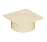 First Plast - Siphon de sol PVC 150x150 mm - Siphon de sol Polypropylène 150x150mm sortie verticale Ø50-125 - Sable