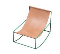First Rocking Chair Vert/Cuir
