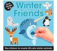 First Sticker Art: Winter Friends