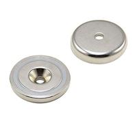 First4magnets F4ma40-1 Aimant En Néodyme N42 64 Kg D'attraction 40 Mm X Epaisseur 8 Mm X Profondeur 6 Mm