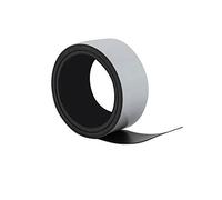 first4magnets MagFlex Lite 50 mm Étiquette magnétique large bande flexible - Gloss lingette sèche argent MFL50(GWD)-1X5M