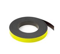 FIRST4MAGNETS Magflex® Lite Flexible Matt Jaune Jaune Magnine Magretic Ruban pour Tableaux Blancs, Tableaux D'Établissement Ou Classement - 12,7mm de Large - 5 M de Longueur