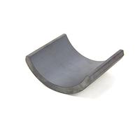 FIRST4MAGNETS Magnet Expert 47mm x 39mm O.R I.R. x 130 degrés x 73mm d'épaisseur Y30BH Ferrite Arc Aimant (South sur I.R.) (Pack de 1)