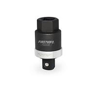 FIRSTINFO Adaptateur à Cliquet Réversible 1/2", Adaptateur pour Barre de Force et Douilles, Acier Chrome Vanadium, 24 Dents, Couple Élevé pour Écrous et Boulons F32232D