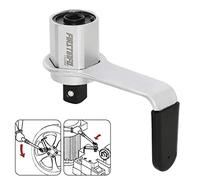 FIRSTINFO F3220DF | Multiplicateur de Couple Manuel 800 Nm 3,4:1 | Clé avec Adaptateur 1/2" Femelle vers 3/4" Mâle | Pour Écrous de Roue Auto