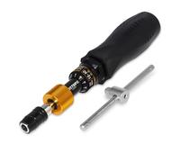 FIRSTINFO Tournevis Dynamométrique 1/4", 10-90 in-lb (1,13-10,17 Nm), Tournevis de Précision à Couple Réglable avec Mandrin à Serrage Rapide et Barre en T H5188