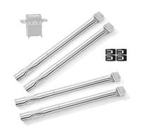 FIRXZYMZ Lot de 4 brûleurs en acier inoxydable de 40,4 cm pour barbecue à gaz Rösle Videro G2 G3 G4 G6 pour barbecue à gaz Rösle Videro G2, G2-S, G3, G3-S, G4, G4-S, G6, G6-S - Lot de 4 brûleurs de