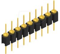 FIS MK05 9G - Barrette à broches, 1 rangée, 1 x 9 - 2,54 mm