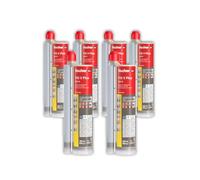 FIS V Plus 360S Lot de 6 cartouches de mortier d'injection de 360 ml, mortier résistant aux intempéries pour intérieur et extérieur