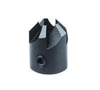 Fisch 6390600 Premium Fraise sans Queue pour Tête de Vis, Noir, 6/16 x 25 mm