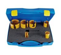 Fisch PROFIT Jeu de scies-cloches multi-usage 8 pcs 25-80 mm Prof. de coupe 52 mm HM Quantité:1