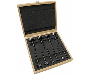 FISCH-TOOLS Jeu de forets forestiers (10 pièces / Ø 15,20,25,26,30,35,40,45,50,55 mm) - 031BS0010K