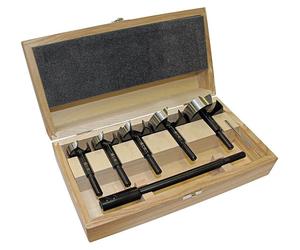 FISCH-TOOLS Jeu de forets forestiers (6 pièces / Ø 35, 40, 50, 60, 68 mm + rallonge) - 031BS0006K01