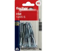 Fischer 090930 HM 5 x 65 S K NV Cheville pour corps creux 65 mm 10 mm 1 set