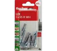 Fischer 094623 UX 6 x 35 R WH K NV Cheville universelle 35 mm 1 set