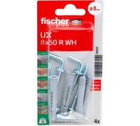 Fischer 094625 UX 8 x 50 WH K NV Cheville universelle 50 mm 1 set