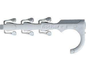 Fischer 100x Collier de serrage simple Steckfix SF plus ES 28 - 58183