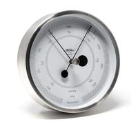 Fischer 1608B-01, baromètre POLAR, baromètre, verre, acier inoxydable | manomètre avec boîtier, avec boîtier en acier inoxydable, diamètre 133 mm, Made in Germany