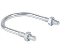 Fischer 24417 Collier étrier à section ronde 40 mm Acier inoxydable 10 pc(s)