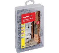 Fischer 41648 Meister-Box SX Boîte dassortiment de chevilles 132 parties